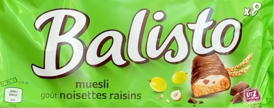 Muesli goût noisettes raisins