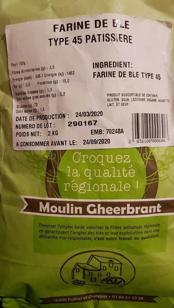 Farine de Blé type 45