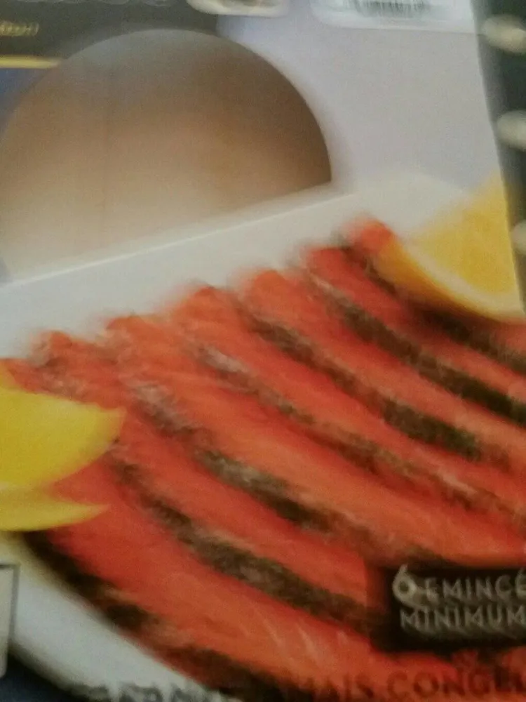 Émincés de saumon