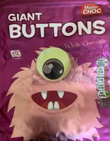Giant Buttons White Chocolate
