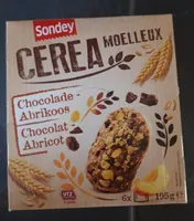 Cerea moelleux au chocolat et abricot