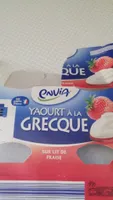 Greek style yogurt strawberry