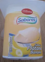 Yogur sabor platano