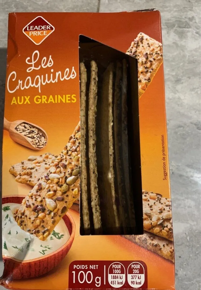 Les craquines aux graines