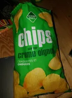 Chips saveur crème oignon