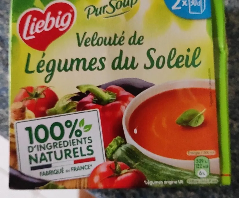 Soupe légumes du soleil