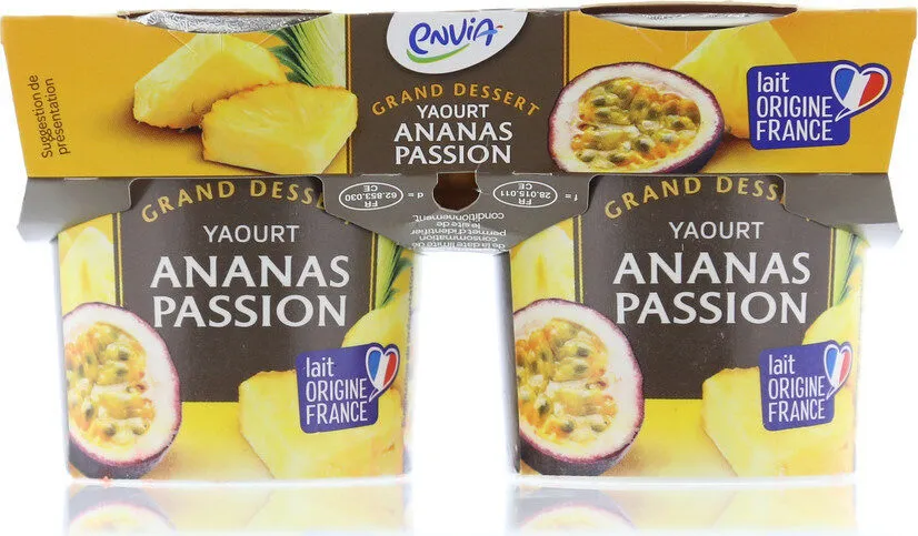 Yaourt ananas passion