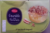 Crumbles aux pommes et son biscuit croquant