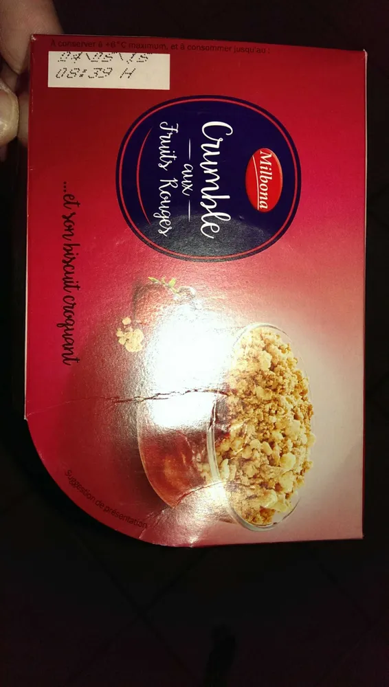 Früchte Crumble, Beeren