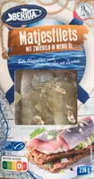 Matjesfilets mit Zwiebeln in wenig Öl