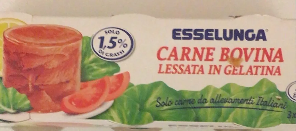 Carne bovina lessata in gelatina