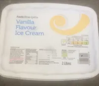 Vanilla flavour ice cream