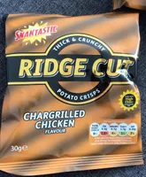 Ridge cut chargrilled chicken