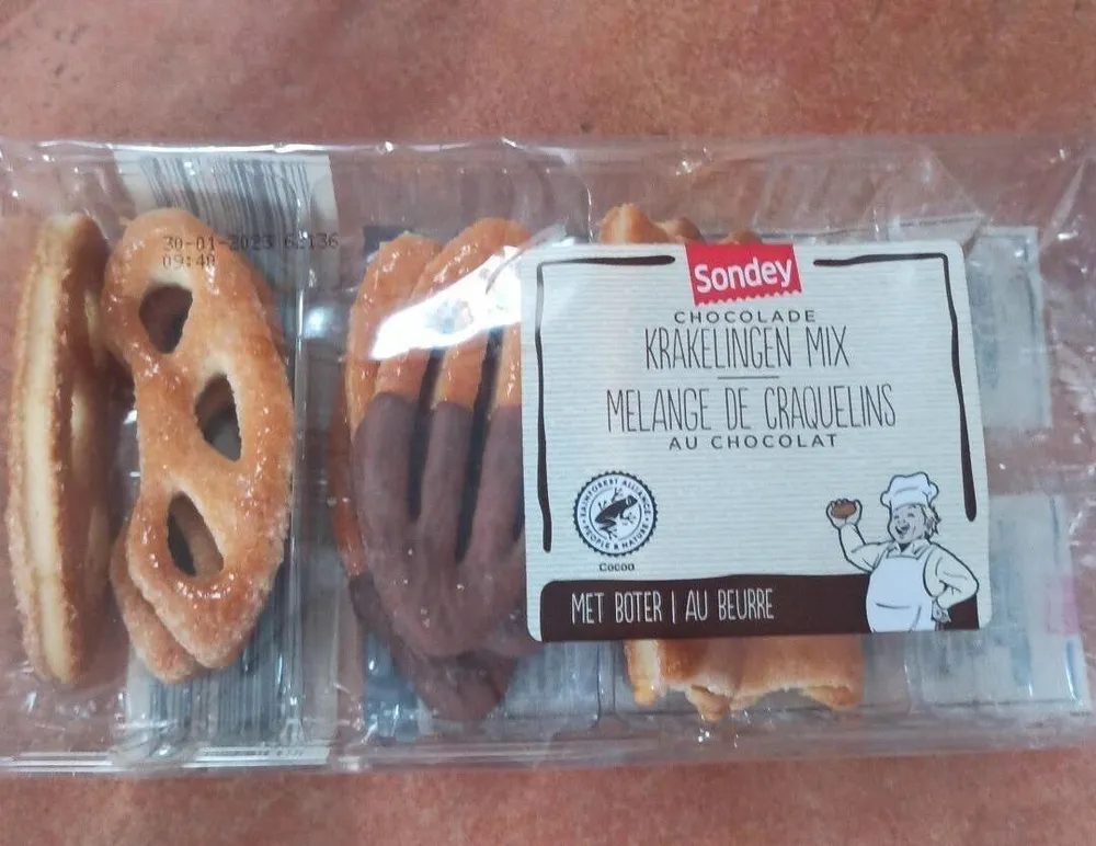 Mélange de craquelins au chocolat