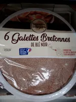 6 galettes bretonnes de blé noir