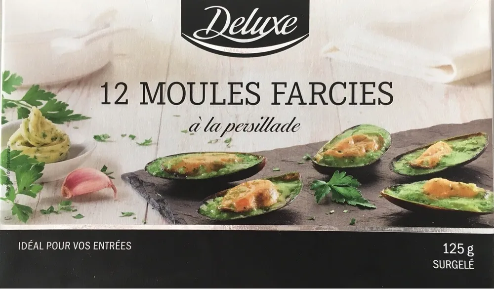 12 moules farcies à la persillade