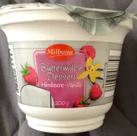 Buttermilch Dessert Himbeere-Vanille