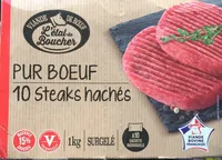 10 Steaks hachés pur bœuf, surgelés