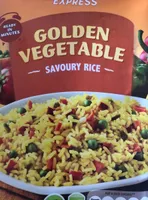 Golden vegetable savoury rice