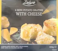 4 MINI POTATO GRATINS WITH CHEESE