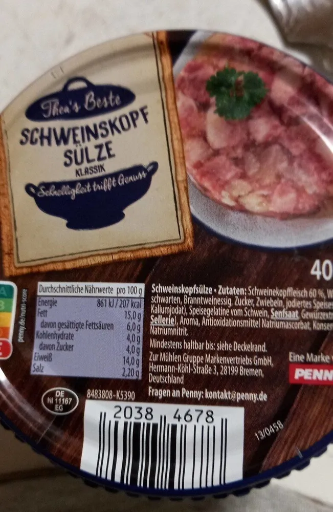 Schweinskopfsülze