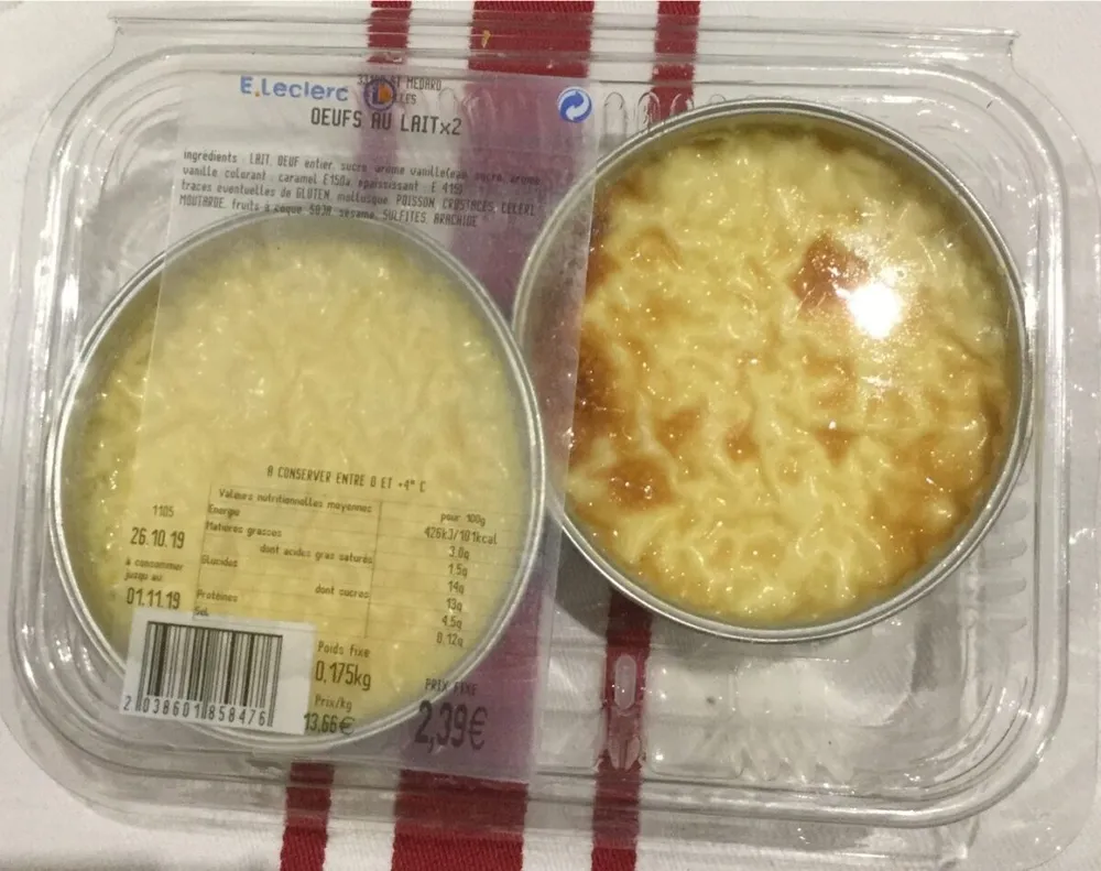 Oeufs au lait