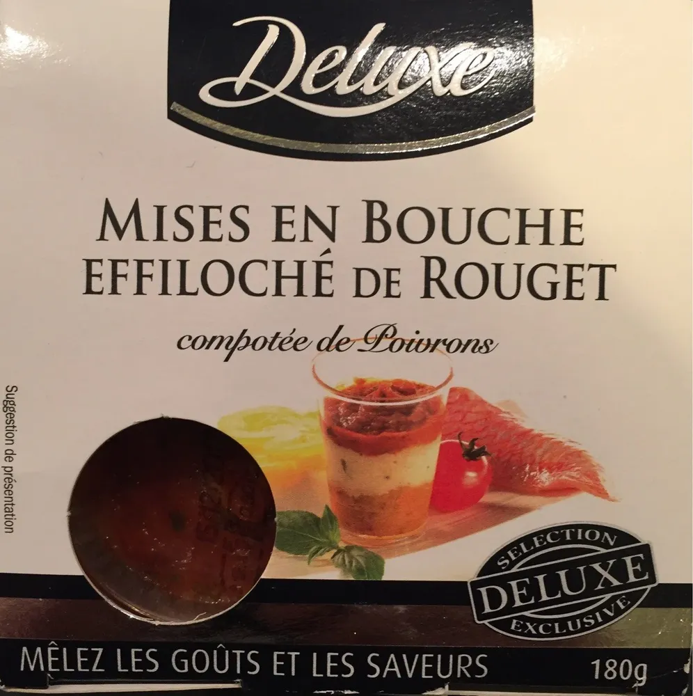 Mise en bouche effiloché de rouget