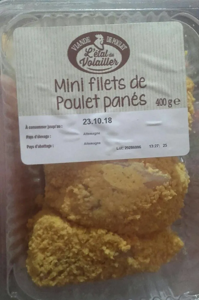 Mini Filets de Poulet Panés
