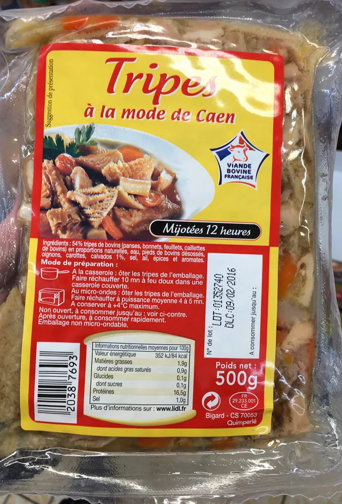 Tripes à la mode de Caen