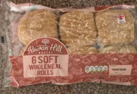 Soft wholemeal rolls