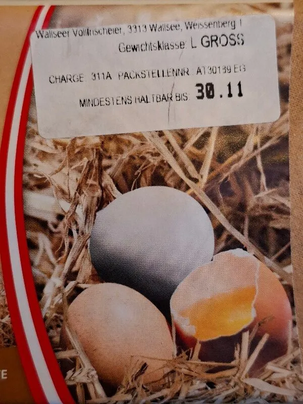 Eier aus Bodenhaltung