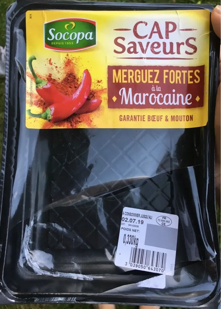 Merguez fortes à la marocaine