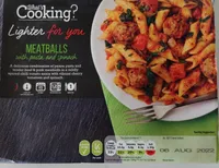 Meatballs with Pasta and Spinach
