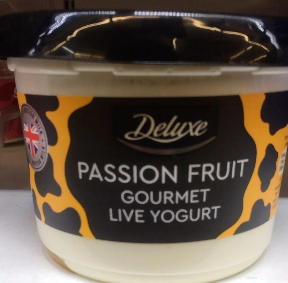 Passion fruit gourmet yogurt