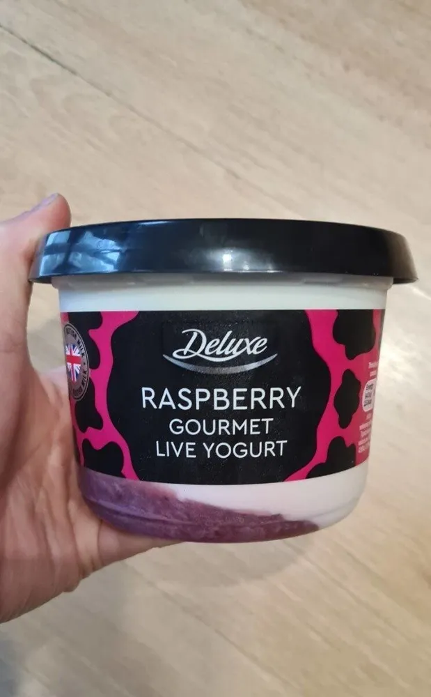 Deluxe Raspberry Gourmet Live Yogurt