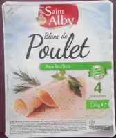 Blanc de Poulet, Aux herbes (4 tranches)