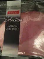Jambon cuit doré