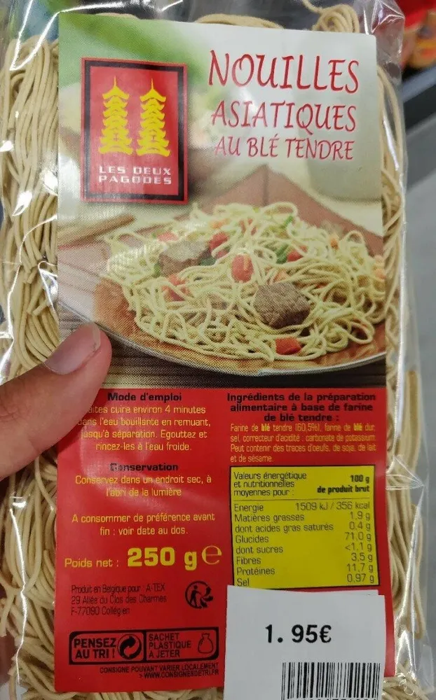 Nouilles Asiatiques au blé tendre