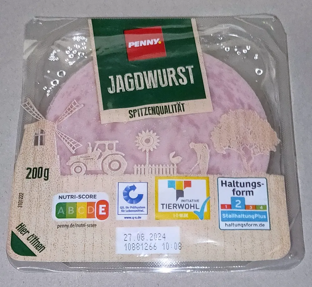 Jagdwurst (Penny) / Viande de Bœuf (Lidl)