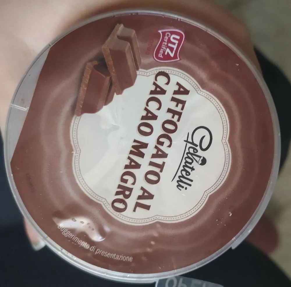 Affogato al cacao magro