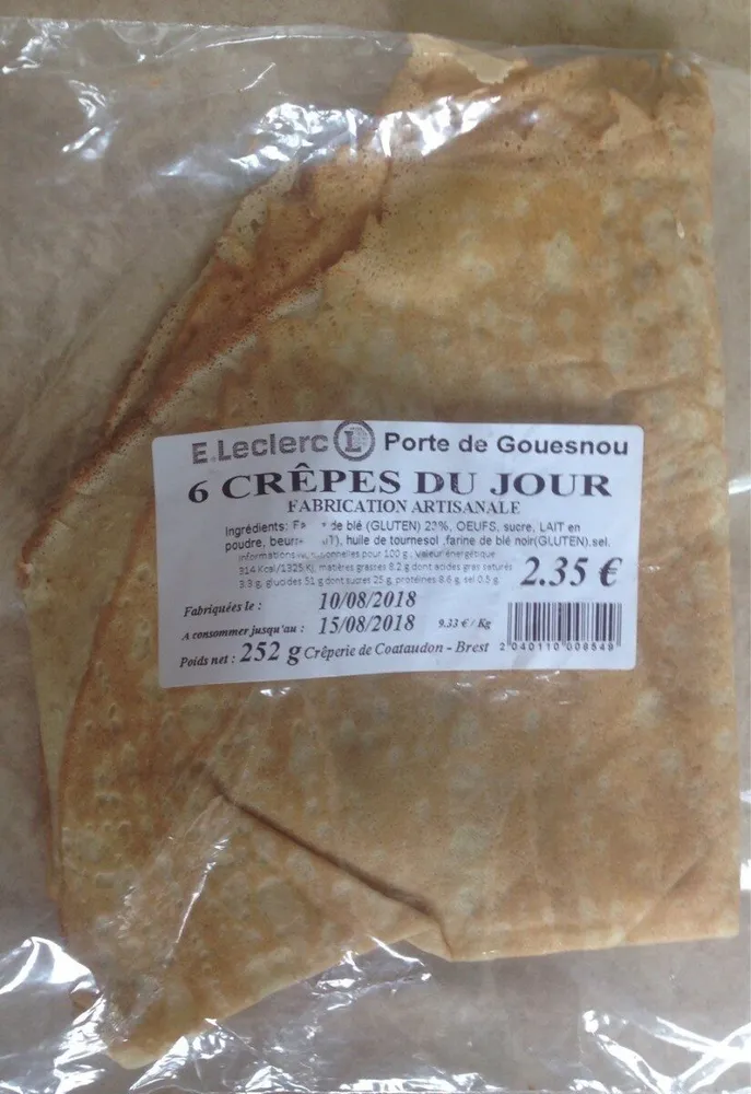 Crepes du jours