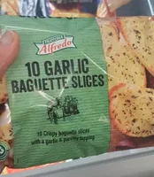 Garlic baguette slices