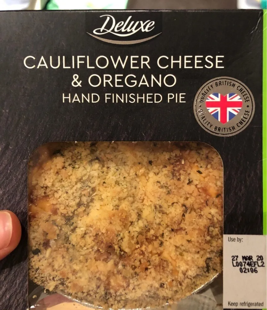 Cauliflower cheese & oregano