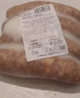 Saucisses confites aux piments d'Espelette