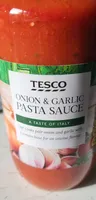 Tesco onion and Garlic pasta sauce