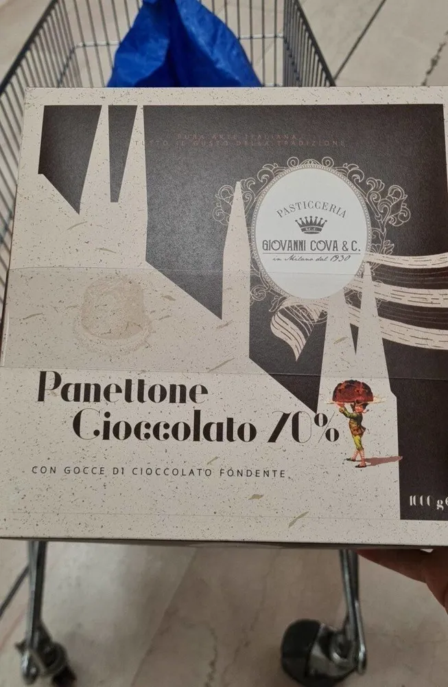 Panettone gocce di cioccolato 70%