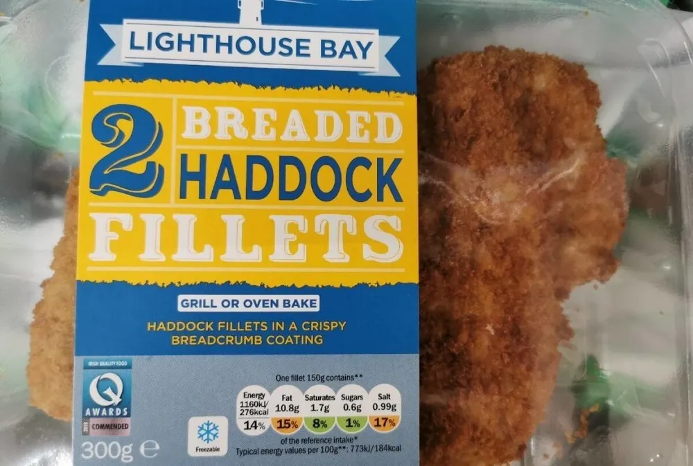 Breaded Haddock fillets