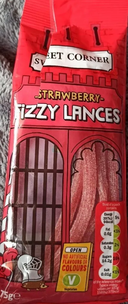 Fizzy Strawberry Lances
