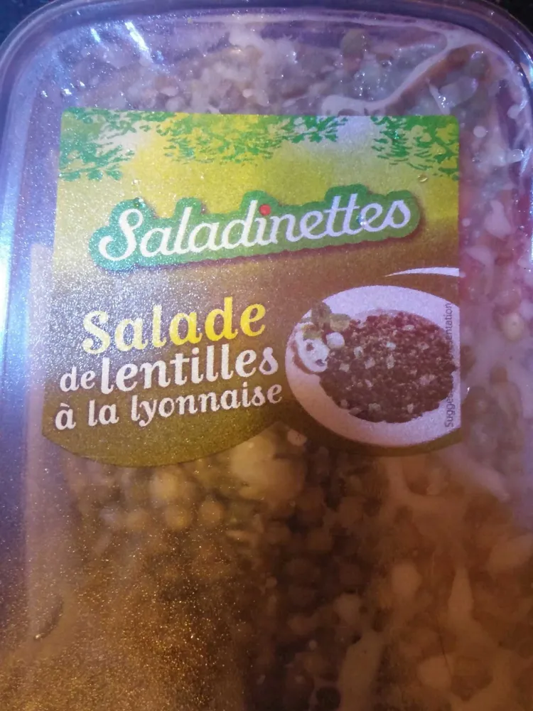 Salade de lentilles à la lyonnaise