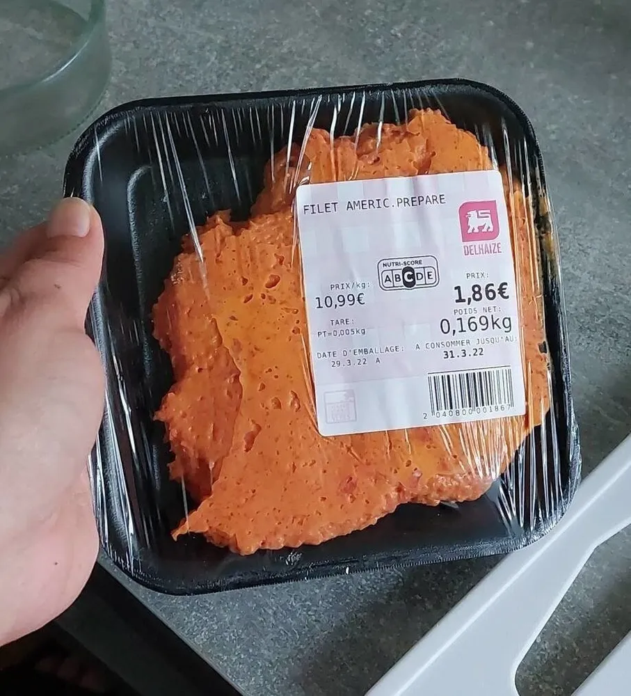 Filet américain préparé